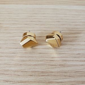 Michael Kors gold prism earrings
